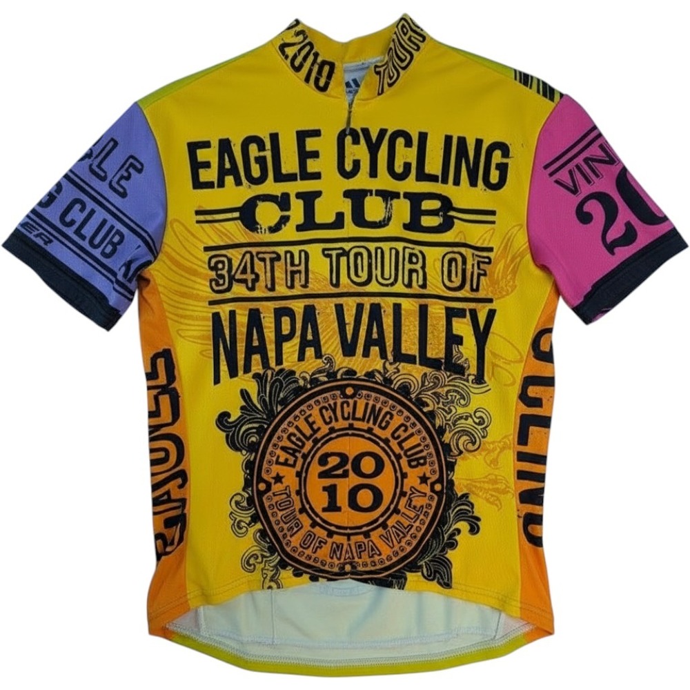 Voler Cycling Jersey‎ Womens XL Yellow Napa Valley Tour 2010